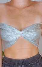 Load image into Gallery viewer, Silver Long Bandana