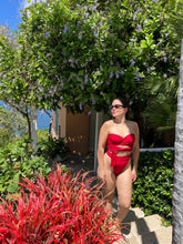Load image into Gallery viewer, RED-ROJO Long bandana
