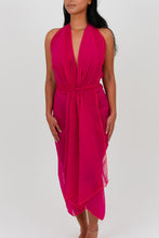 Load image into Gallery viewer, Fuscia chiffon Multiuse Wrap
